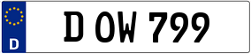 Truck License Plate